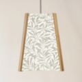 Picture of Oak Pendant Light, William Morris Leaf Willow Bough 