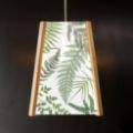 Picture of Oak Pendant Light, Fern leaf design