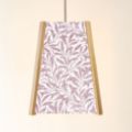 Picture of Oak Pendant Light, William Morris Leaf Willow Bough 