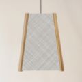 Picture of Oak Pendant Light, Modern cottage hatch pattern