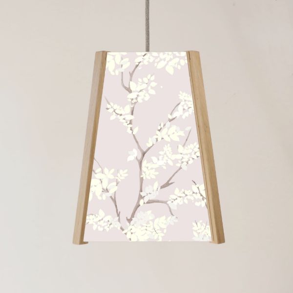 Picture of Oak Pendant Light, Woodland trees and leaves