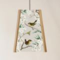 Picture of Oak Pendant Light, Blossom branch and bird design
