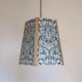 Picture of Oak Pendant Light, William Morris Sunflower Pattern