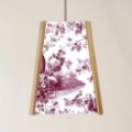 Picture of Oak Pendant Light, Toile bird design