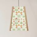 Picture of Oak Pendant Light, William Morris Daisy Light