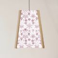 Picture of Oak Pendant Light, William Morris Daisy Light