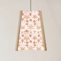 Picture of Oak Pendant Light, William Morris Daisy Light