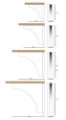 Picture of Cotswold style wooden shelf bracket - Oxhill