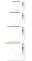 Picture of Cotswold style wooden shelf bracket - Newton